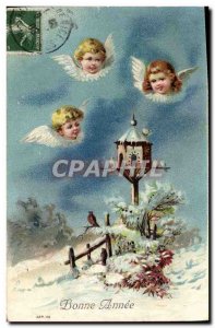 Old Postcard Angel Angels Good year