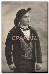 Postcard Old Folk Costume d & # 39homme Vannes and around