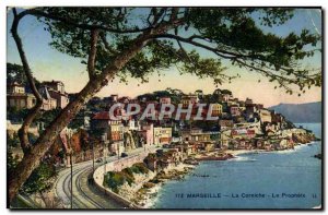 Old Postcard Marseille The Corniche The Prophet
