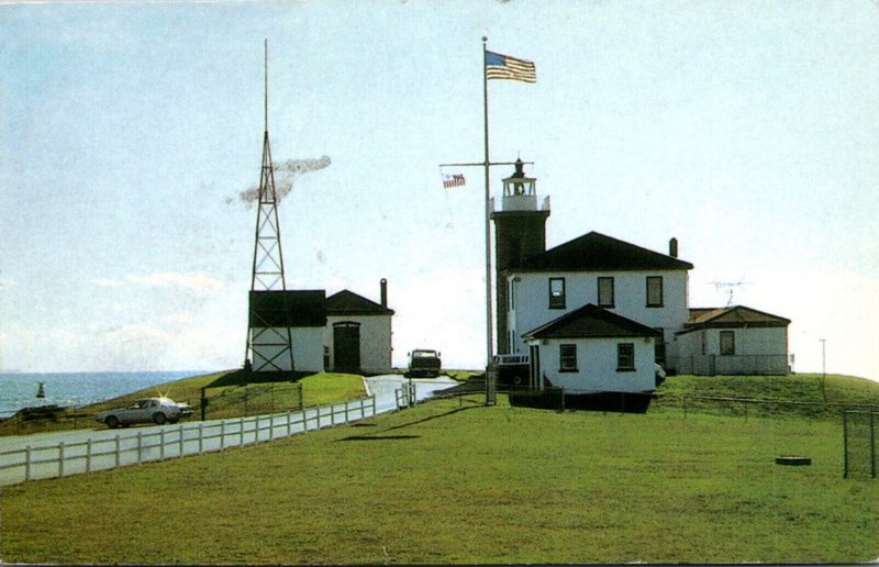Rhode Island Watch Hill Lighthouse and Coast Guard Station