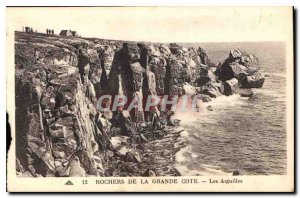 Postcard Old Rocks of the Grande Cote Needles