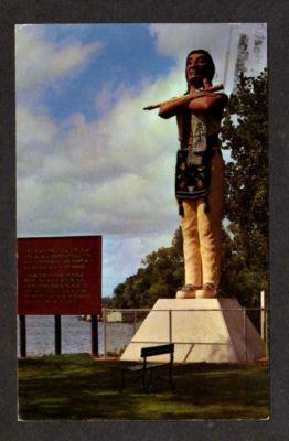 WI Indian Riverside Park LA CROSS WISCONSIN Hiawatha PC