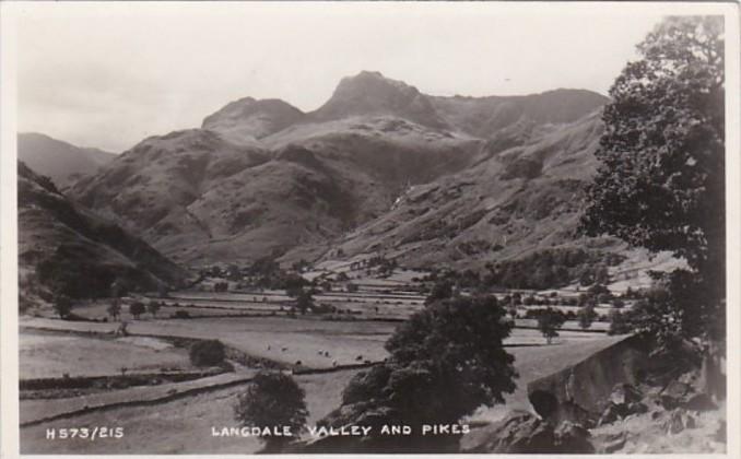 England Cumbria Langdale Valley and Pikes 1961 Photo