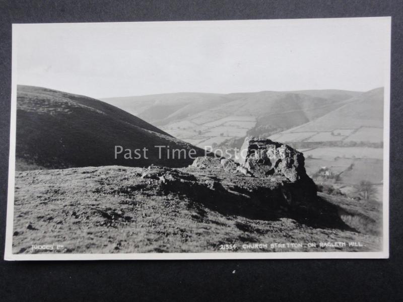 Shropshire CHURCH STRETTON ON RAGLETH HILL c1965 RP Postcard by Judges 21354