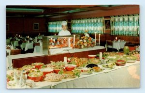 New Metropole Supper Club restaurant interior WINDSOR Ont. Canada Postcard