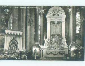 Pre-1950 rppc NICE VIEW Tepeyac - Mexico City Mexico i3613