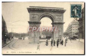 Old Postcard Dijon Porte Guillaume
