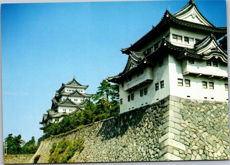 Postcard Japan Nagoya Castle - Small and Large castle