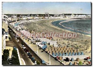 Postcard Modern SANDS OLONNE of The Beach and the Embankment