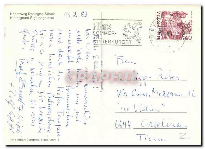 Postcard Modern Hohenweg Spalegna Scheia