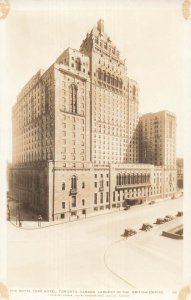 TORONTO ONTARIO CANADA~ROYAL YORK HOTEL~1920-30s REAL PHOTO POSTCARD
