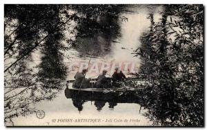 Poissy Artistic - Nice Corner of fishing - fishing - Old Postcard