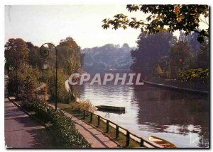 Modern Postcard Images of France Walk on the Banks of the Marne Bry Nogent No...