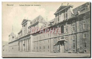 Postcard Old Escorial Fachada Principal del Monasterio