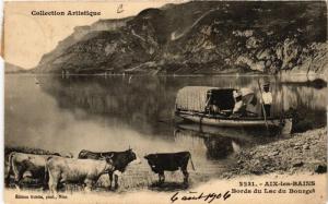 CPA AIX-les-BAINS Bords du Lac du BOURGET (681905)