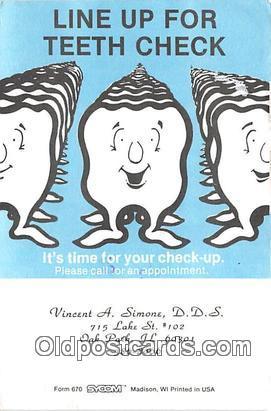 Vincent A Simone DDS, Dentist Oak Park, Illinois, USA Postcards Post Cards Ol...