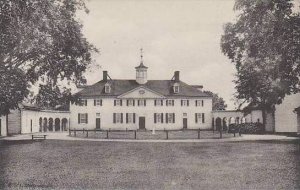 Virginia Mount Vernon The West Front Home Of George Washington Albertype