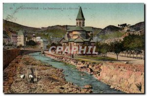 La Bourboule - The Dordogne and & # 39Eglise L - Old Postcard