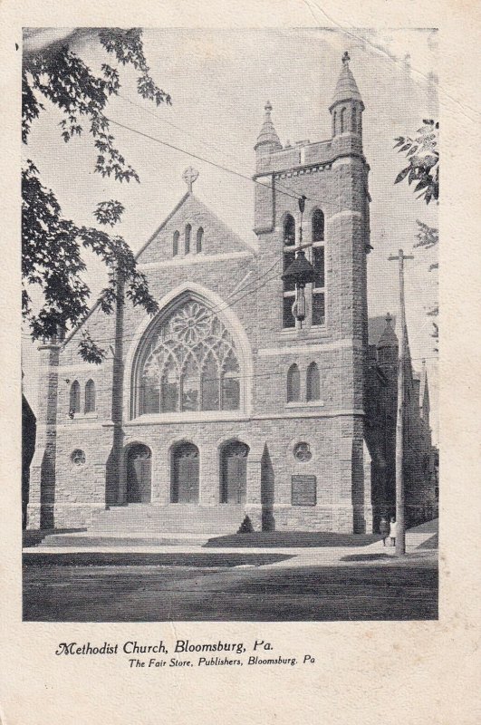 BLOOMSBURG, Pennsylvania, PU-1908; Methodist Church