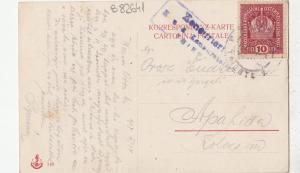 B82641 triest trieste K u k military censored italy excelsior p front/back scan