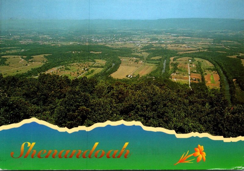 Virginia Shenandoah National Park Aerial View 1997