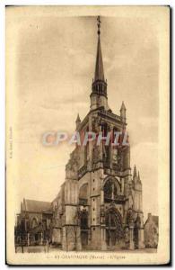 Old Postcard Ay in Champagne L & # 39Eglise