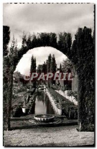 Postcard Modern Granada Jardines del Generalife