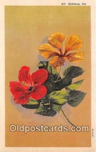  Fiji Postcard Post Card Hibiscus