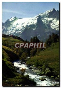 Modern Postcard Le Massif de L'Oisans Meije since Chazelet