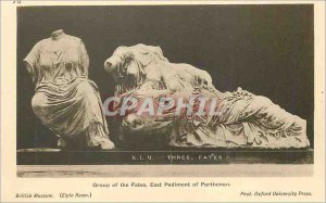 Old Postcard Group of the Fates East Pediment of the Parthenon British Museum