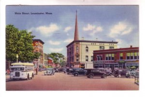 Downtown Main Street, Leominster, Massachusett, Used 1939