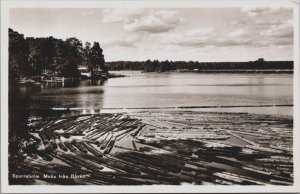 Sweden Sparreholm Motiv fran Baven Vintage RPPC C212