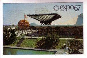 Canada's Pavilion, Expo 67, Montreal Quebec, Used 1967