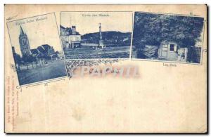 Old Postcard Creil Croix Des Marais Church Saint Medard The Tuffs