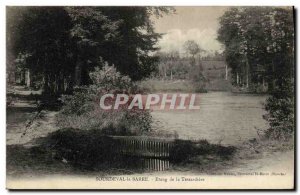 Old Postcard Sourdeval Etang bar the Tessardiere