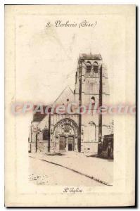 Postcard Old Church Verberie