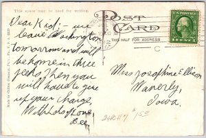 Washington D.C., 1912 Hotel Driscoll, Facing U.S. Capitol, Street Road, Postcard