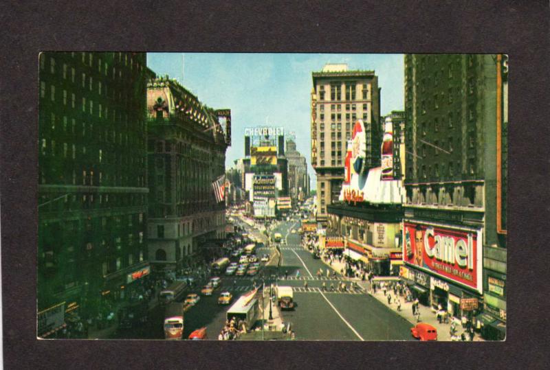 NY Times Square Camel Chevrolet Criterion Theater New York City Admiral TV