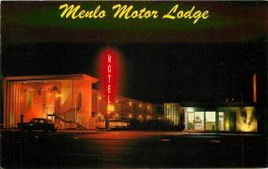 Autos 1950s Night Neon Holiday Inn Roadside Roberts SACRAMENTO CALIFORNIA 3995