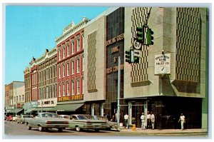 c1950's Business District West Side Square Bowling Green Kentucky KY Postcard 