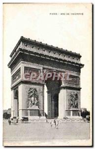 Paris - 8 - Arc de Triomphe - Old Postcard