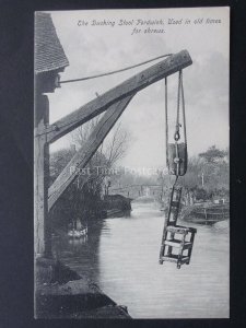 Kent Fordwich THE DUCKING CHAIR Used For SHREWS (7) Old Postcard by H & J West