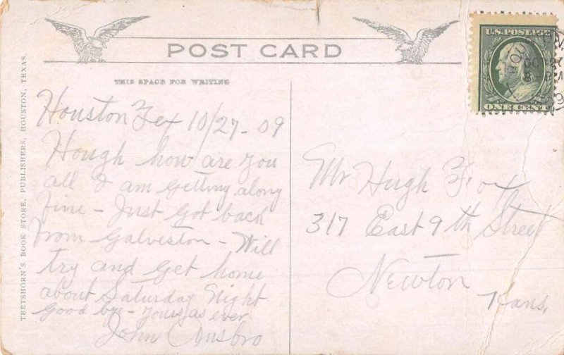 Houston Texas Scanlan Building Vintage Postcard AA40463 United States