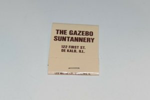 The Gazebo Suntannery De Kalb Illinois Matchbook