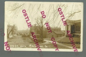 Missouri Valley IOWA RPPC 1912 MAIN STREET nr Council Bluffs Logan Woodbine