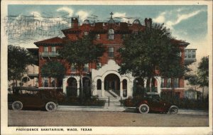 Waco TX Providence Sanitarium Used 1918 Postcard