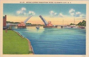 North Carolina Elizabeth City Bridge Across Pasquotank River