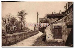 Langres - Small Tables Langres Ramparts - Old Postcard