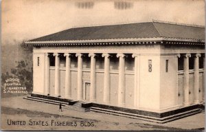 U.S. Fisheries Bldg Worlds Fair Mogul Egyptian Cigarettes c1904 Postcard O73