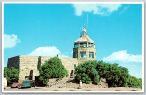 Vtg Contra Costa County CA Observation Tower Mt Diablo Summit View Postcard